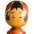 Vintage Japanese Kokeshi Dento Narugo Wooden Doll from Hikari/Mitsu, 1960s For Sale - Image 3 of 7