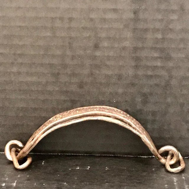 Gold 17th Century Iron Dog Collar, Museum Mounted For Sale - Image 8 of 13