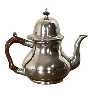 Vintage John Somers Brazil Pewter Teapot/Server - Polished For Sale