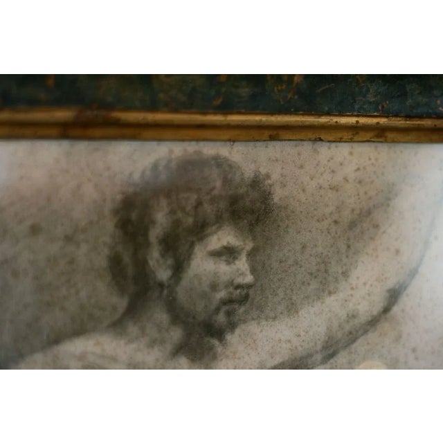 Mid 19th Century Italian Academy Drawing For Sale - Image 4 of 6