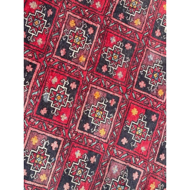 Mid-Century Turkmen Baluch Rug, 1950s For Sale - Image 16 of 18