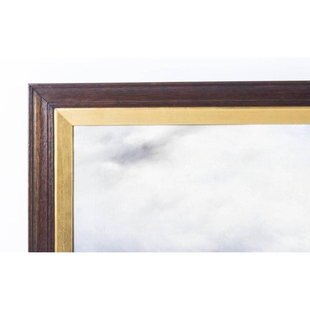 Gustave De Bréanski, Seascape Paintings, 19th-Century, Oil on Canvas, Framed, Set of 2 For Sale - Image 6 of 16