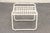 Cream Brown Jordan Vintage Pair 'Lido' Aluminum Outdoor Patio Stools or Ottomans For Sale - Image 8 of 12