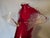 Vintage Mid Century Italian Venetian Glass Cornucopia, Gold Inclusions For Sale - Image 4 of 4
