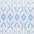 Abstract SAMPLE - Schumacher Asaka Ikat Fabric In Chambray For Sale - Image 3 of 4