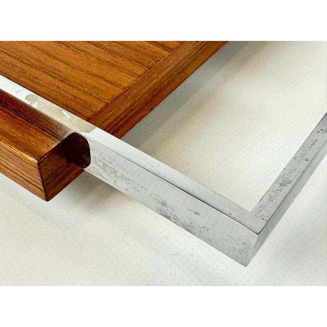 Mid-Century Modern Teak Serving Tray with Tile Inlay, 1960s For Sale - Image 9 of 10
