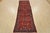 Farmhouse Malayer Runner 3’5” X 9’3” Red Wool Semi-Antique Traditional Hand-Knotted Rug For Sale - Image 3 of 14