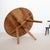 Wood Large Round Table, 1970 For Sale - Image 7 of 8