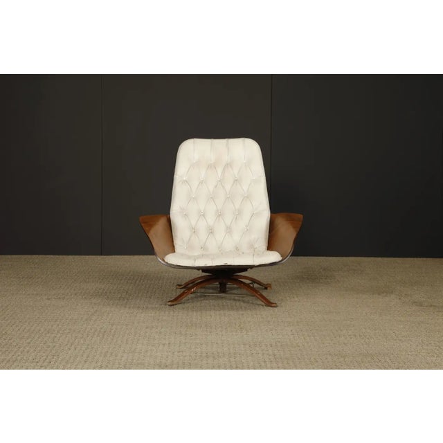 George Mulhauser 'Mr Chair' and Ottoman by George Mulhauser for Plycraft, 1960s For Sale - Image 4 of 10
