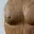 Ceramic Vintage Realist Signed Ceramic Torso Wall Sculpture For Sale - Image 7 of 10