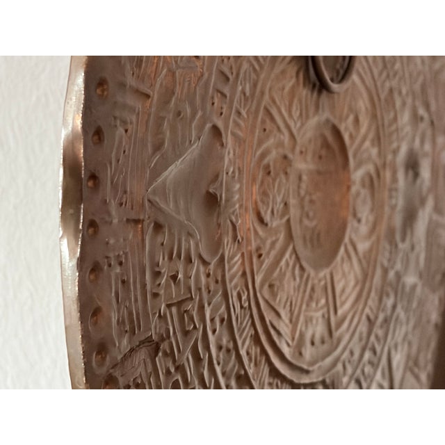 Artistic Wall Relief Piedra Del Sol Aztec Solar Calendar, 1970s For Sale - Image 14 of 18