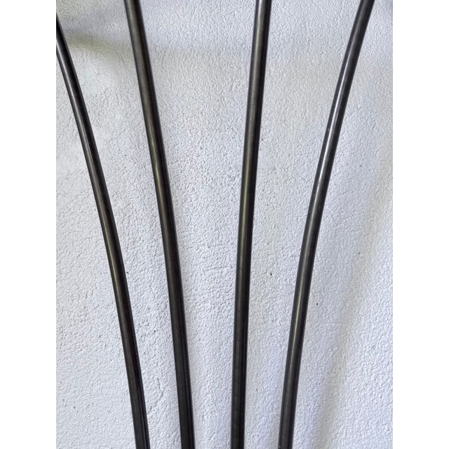 Zigzag Wall-Mounted Coat Rack in Metal and Brass, 1960s For Sale - Image 17 of 18
