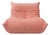 Togo Sofa in Pink Microfiber by Michel Ducaroy for Ligne Roset, 1970s For Sale