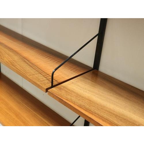 Large Vintage Wall System with Shelves, 1960s For Sale - Image 4 of 8
