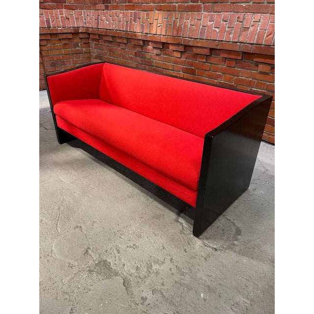 Red Sofa by Charles Rennie Mackintosh for Cassina For Sale - Image 4 of 11