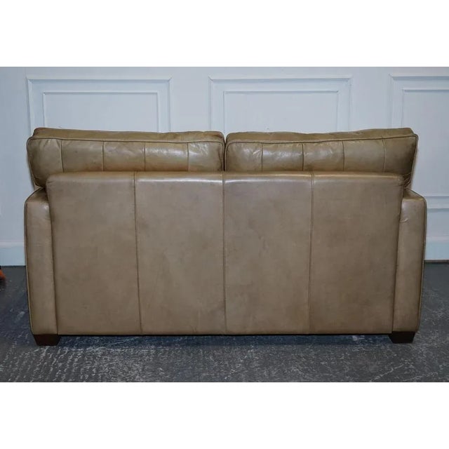 Halo Two Seater Viscount Tan Leather Sofa by Timothy Oulton For Sale - Image 11 of 18