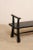 Black Artisan Crafted Ebonized Teak Bench For Sale - Image 8 of 9