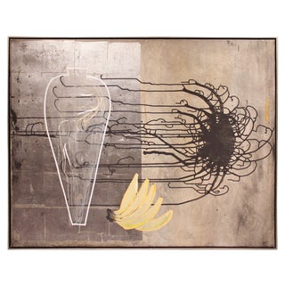 Oil Painting on Canvas by Anne Tholstrup, 1991 For Sale