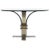 Sculptural Round Dining Table in Chrome and Brass attributed to Banci Firenze, 1970s For Sale - Image 13 of 13