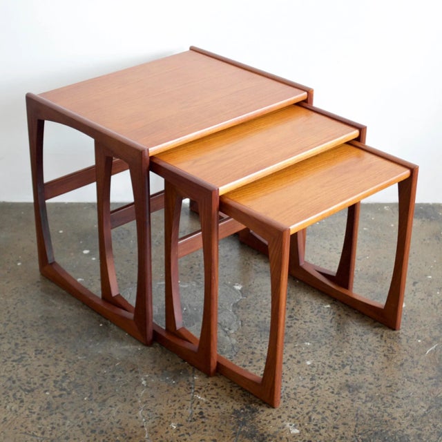 G-Plan "Quadrille" Teak Nesting Tables - Set of 3 | Chairish