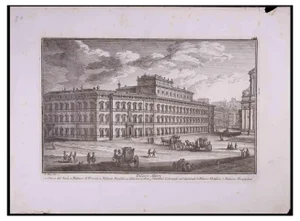 Giuseppe Vasi, Palazzo Altieri, Etching, Late 18th-Century