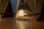 Pair of Vintage Geometric Sculptural Ceramic Accent Table Lamps With Shades For Sale - Image 12 of 14