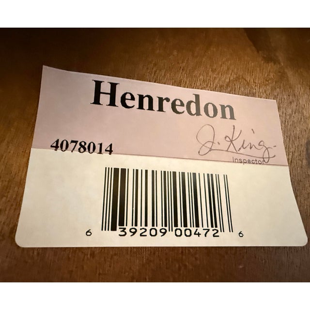 Wood Henredon Neoclassical Mahogany Extension Dining Table For Sale - Image 7 of 18