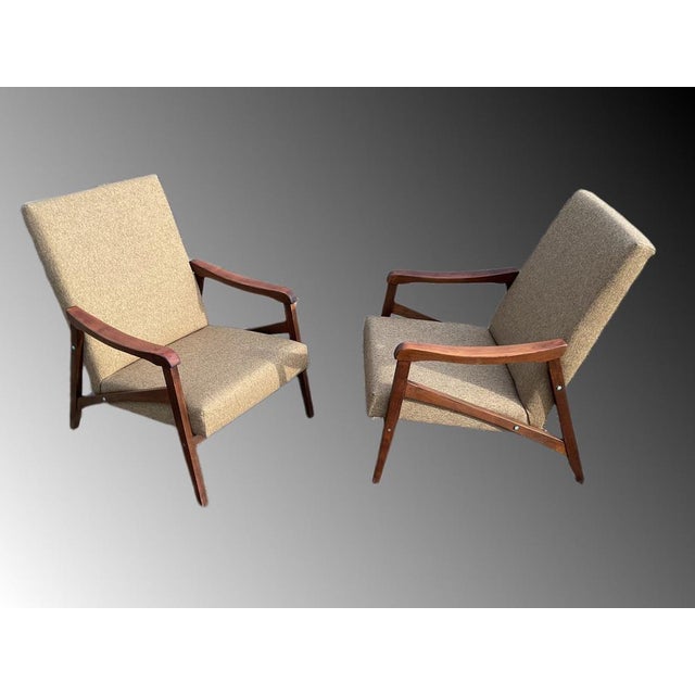 Set of Armchairs by Jiří Jiroutek for Interier Praha, 1960s For Sale - Image 13 of 17