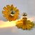 Metal Mid-Century Hollywood Regency Gilded Sunburst Wall Sconces, 1950s, Set of 2 For Sale - Image 7 of 10