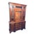 1990s National Mountain Airy Mahogany 2 Piece China Cabinet For Sale