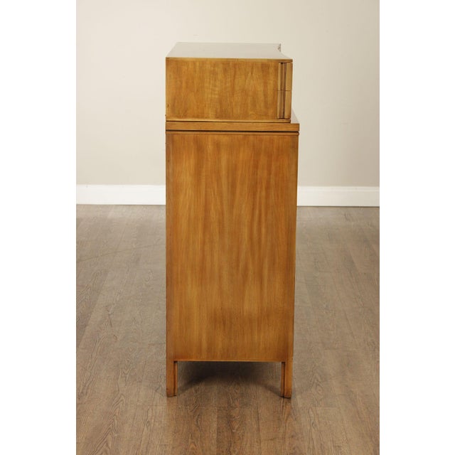 Widdicomb Mid-Century Modern Walnut & Burl Gentlemans Chest For Sale - Image 14 of 18