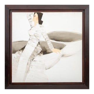 Dieu Thuy Nguyen Woman With Bowls Oil For Sale