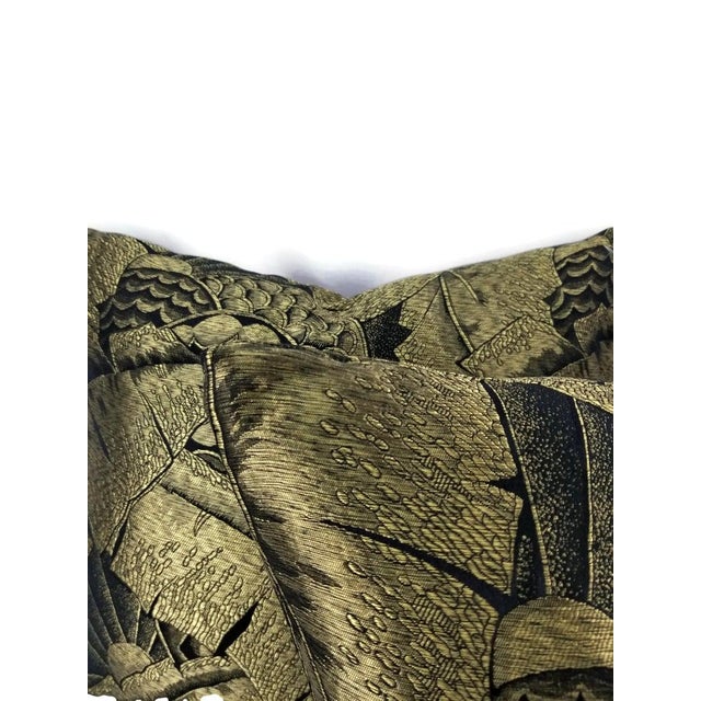 African Ralph Lauren Coco De Mer in Tarnished Gold Pillow Cover - 20" X 20" For Sale - Image 3 of 6