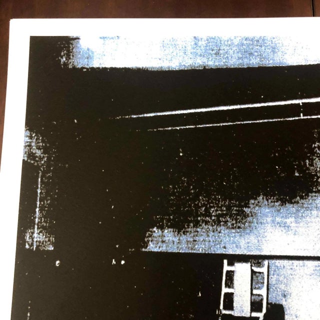 Lithograph "Electric Chair" Signed of the plate and numbered by hand Limited Edition of 500 pieces Each piece is...