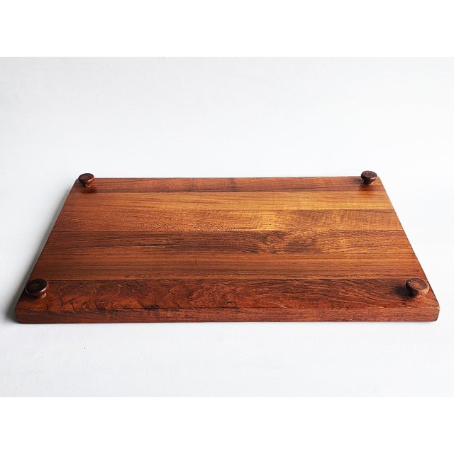 Dansk 1970s Danish Teak Wood Charcuterie/Carving Board in the Style of Jens Quistgaard For Sale - Image 4 of 11