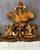 Spanish 20th Baroque Style Carved Walnut Ormolu Gilded Mirror For Sale - Image 11 of 18