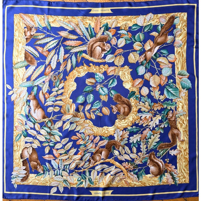 HERMES Nutcracker silk scarf, Hermes 1997, designed by Antoine de Jacquelot This scarf is a vibrant homage to the world of...
