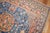 Blue Early 20th Century Zabihi Collection Samarkand Khotan Rich Blue Rug - 6'10" x 14' For Sale - Image 8 of 8