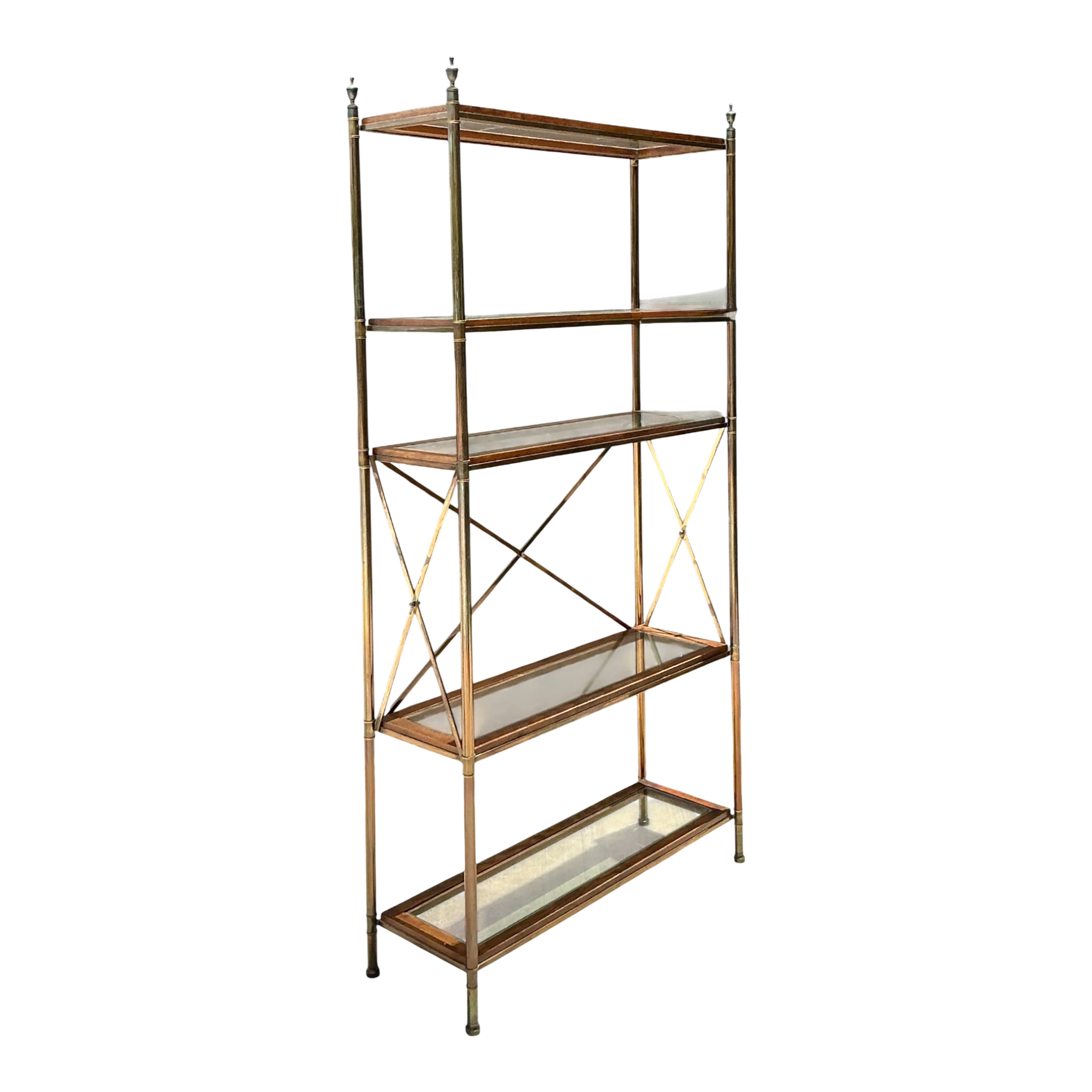 Vintage Glass Shelving | Chairish