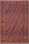 1970s Vintage Rustic Soumak Zachary Rust/Blue Wool Rug - 5'7'' X 7'10'' For Sale - Image 9 of 9