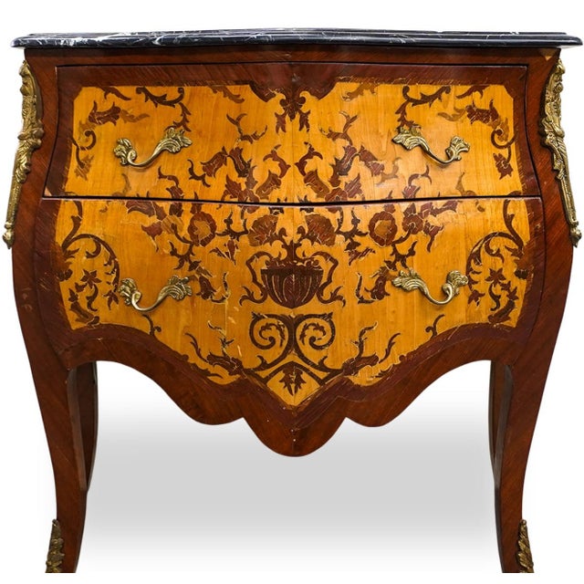 Late 19th Century Antique French Bombe Chest For Sale - Image 5 of 6