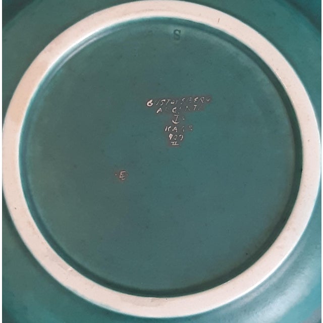 Metal Argenta Plate by Wilhelm Kåge for Gustavsberg, Sweden, 1950s For Sale - Image 7 of 8