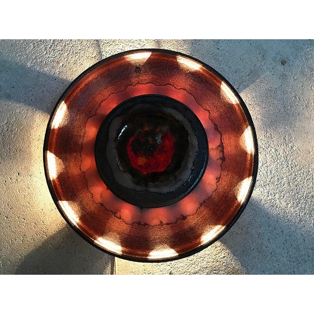 Large Scandinavian Ceramic Wall Lights, 1960s, Set of 2 For Sale - Image 12 of 18