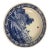 Vintage Large Boch Delfts Blue White Wall Charger Plate 15.5" Dutch Windmill For Sale