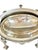 Antique Edwardian Silver Plate Revolving Dome Small Size Butter or Caviar Dish Monogram B For Sale - Image 9 of 15