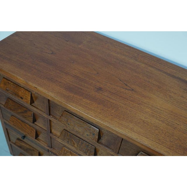 Wood German Oak Apothecary Shop Cabinet, 1930s For Sale - Image 7 of 18