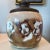 Antique Wavecrest “Three Guardsman” humidor jar. Late 19th/early 20th century. American made with opaline glass and a...
