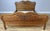 Vintage French Louis XVI Double Bed Frame in Oak For Sale - Image 4 of 12
