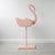 Folk Art Vintage Artist Studio Handmade Wood Flamingo Planter For Sale - Image 3 of 16