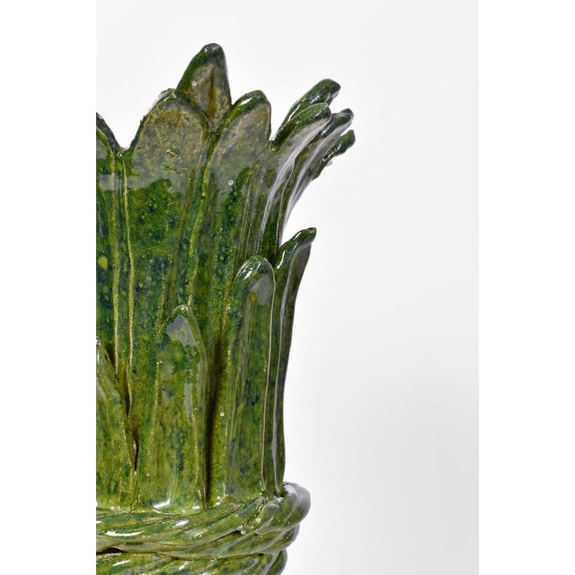 Contemporary Sintra Green Basin Lamp by Barracuda Interiors For Sale - Image 3 of 6